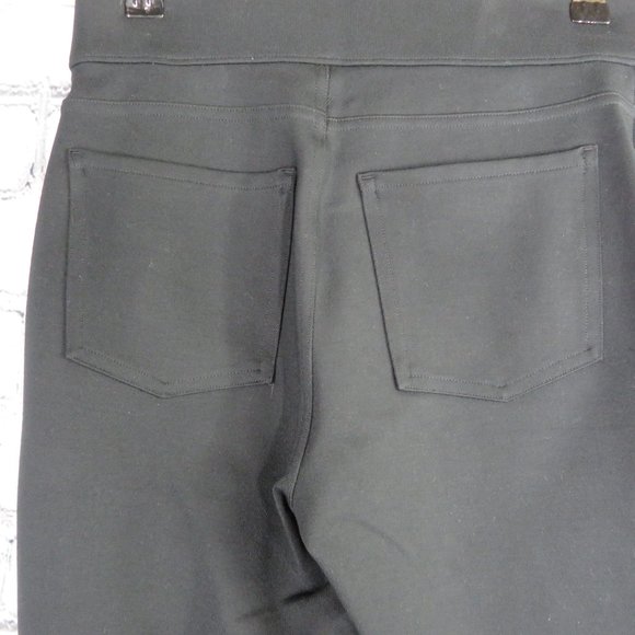 Women's Ponte Ankle Length Leggings - Black - Picture 5 of 6